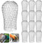 12 Pack Gutter Guards Gutter Cleaning Tools 3.5 Inch Expandable Aluminum Filter Strainer Leaf Guards for Gutters Gutter Downspout Guard for Preven...