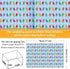 JarThenaAMCS 12 Sheets Back to School Wrapping Paper - Not Roll - Bus Apple Pencil Gift Wrap Paper Folded Flat 6 Designs DIY Craft Art Paper for F...