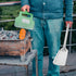 Veemoon Fireplace Ash Shovel Iron Gardening Shovel Barbecue Carbon Shovel Slag Shovel Long Handle Coal Shovel Stove Fire Cleaning Scoop Dust Pan S...