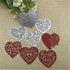 4pcs/Set Lace Love Metal Die Cuts,Heart Love Lace Flower Cutting Dies Cut Stencils for DIY Scrapbooking Album Decorative Embossing Paper Dies Card...