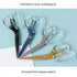 OfficeGoods 9” Stainless Steel Acrylic Scissors for Office and Home - Aesthetic and Sharp All Purpose Scissors, Perfect for Sewing, Arts and Craft...