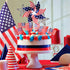 4th of July Pinwheels Patriotic Pinwheels American Flag Windmill for Memorial Day Independence Day Party Decorations 10Pcs...