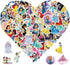 100pcs Cute Princess Stickers for Girl, Disney Cartoon Princess Stickers for Teen Kids Water Bottle, Skateboard, Phone, Laptop, Bicycle, Travel Ca...