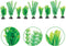 Penn-Plax Aquarium Décor and Plants - Add color and interest to your tank - 9 Pack Green...