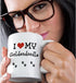 3dRose mug_183658_1 "I Love My - Golden doodle" Ceramic Mug, 11 oz...