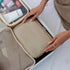 Pocmimut Travel Makeup Bag - Leather Make Up Bags Cosmetic Bags for Women, Large Makeup Organizer Bag with Brush Holder, Makeup Traveling Bag for ...
