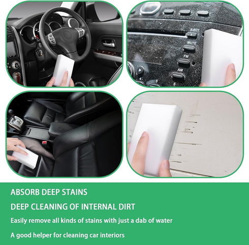 Magic Cleaning Sponges Eraser 20 Pack Multi-Functional Bulk Household Cleaning Foam Pads Generic Premium Kitchen Magic Brush Sheet for Dish Furnit...