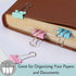 Mr. Pen- Pastel Binder Clips, 50 Pack, 0.75 in, Pastel Color, Small Clips, Small Binder Clips, Paper Binder Clips, Binder Clips Small Size, Small ...