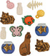 Buttons Galore 50+ Assorted Pets Buttons for Sewing & Crafts - Set of 6 Button Packs...