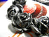 Bezelry 12 Pieces Rose in Full Bloom Metal Shank Buttons. 20mm (3/4 inch) (Gray Silver)...