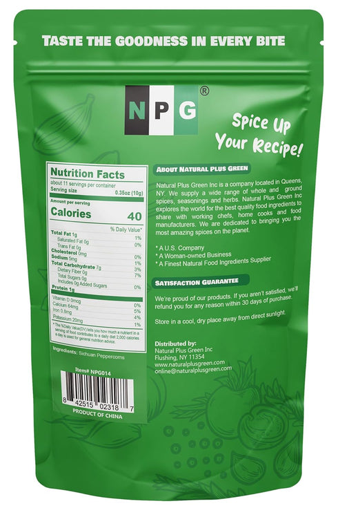 NPG Premium Szechuan Red Peppercorns Sichuan Whole Peppercorns 4 Ounces, A Mouth-numbing Spice, Red Sichuan Peppers for Kung Pao Chicken, Mapo Tof...