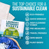 Laundry Detergent Sheets (60 Loads) - Eco Friendly Laundry Soap Detergent Strips I Eco Friendly, Zero Waste, Plastic Free, Planet Friendly 30 Shee...