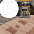 3 Pcs Router Templates for Woodworking, Router Jigs Decorative Template, 4"×3.92" Butterfly Inlay Templates...