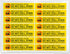 DO NOT ROLL DOWN Window Tint Stickers - 5 x 1 in. Car Automotive Window Film Tint Warning Caution Label Stickers for Professional Tinter and Auto ...