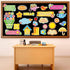 42 Pcs Spring Summer Bulletin Board Set Classroom Decorations Blooming Floral Positive Sayings Bulletin Boards Inspirational Cutouts Border for Sc...