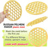 Russian Ravioli Maker Dumplings Mold - Pelmeni Plastic Mold - Siberian Pelmeni Meat - Dumpling Maker Machine - Ravioli Cutter...