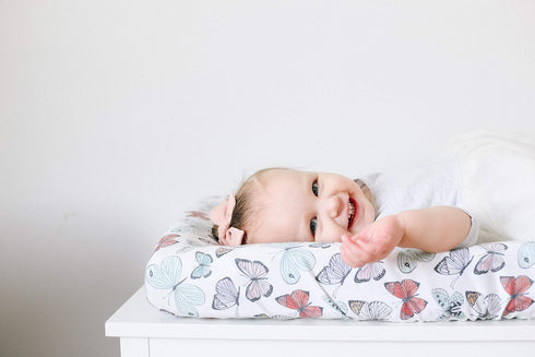 Copper Pearl Premium Knit Changing Pad Cover Soft, Stylish, and Universal Fit for All Standard Diaper Changing Pads, Trendy Design Changing Pad Co...