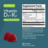 Vitamin D3 K2 Gummies - 1000 IU Vitamin D3 and K2 100mcg - Bone & Heart Health for Adults and Teens - Vegetarian, Gelatin Free, GMO Free - Tasty C...