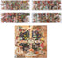 Flower Sticker Set, 500 Pieces (100 Sheets) Vintage Scrapbooking Stickers, Transparent Decals PET Stickers for Journaling, Notebook, Card Making, ...