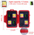 SD Card Holder, Honsky Waterproof Memory Card Holder Case for SD Cards, Micro SD Cards, SDHC SDXC, Red...