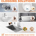 Drain Clog Remover 12 Pack Drain Cleaner Powerful Clogged Drain Sink Drain Clog Remover Hair Clog...