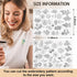 Lewtemi 50 Pcs Hand Sewing Stabilizers Wash Away Water Soluble Stabilizer Tear Away Machine Embroidery Stabilizers with Flower Patterns for Embroi...