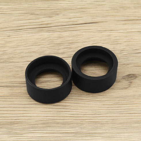 4Pcs 2 Pair 32-36mm Eyepiece Cover Eyepiece Binocular Eye Cups Guard Cups Stereo Microscope Accessory for Stereo Microscope, Soft Rubber, Flat Ang...