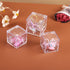 KissYou Clear Acrylic Box with Lid Cute Clip Organizer Dispenser for Desk Organizers Aesthetic Hair Accessories Organizer Easter Gift Box...