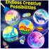 Paint Your Own Moon Lamp Kit, Cool Gifts DIY 3D Space Moon Night Light, Art Supplies Arts & Crafts Kit, Arts and Crafts for Kids Ages 8-12, Toys G...
