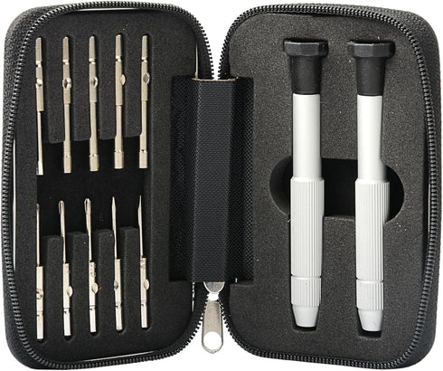 12Pcs Screwdrivers Kit Repair Tools for Eyeglass/Sunglasses/Watch/Cellphone/Clock/Calculator Travel Pocket Precision Screwdriver Set...