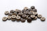 Coconut Shell Buttons Small Size 1/2 Inch (12.5mm) 4 Holes Coconut Button for Shirt Sewing or DIY Crafts Pack of 200pcs...