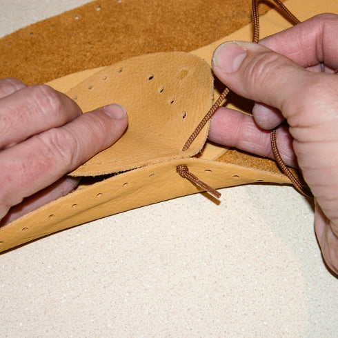 Realeather Crafts C4604-02 Leather Moccasin Kit, Gold...