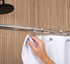 Luxury S Shower Curtain Hooks (12-Pack) Hotel Quality Silver Chrome Finish | Bathroom Accessories | Non-Slip Ball End | Easy to Hang...