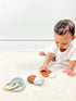 Itzy Ritzy's Teething Gift Set; includes 1 Teething Mitt, 1 Popper Toy & 3 Linking Rings...