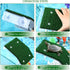 2 Pcs Turtle Basking Platform Ramp Medium Tortoise Terrace Resting Ladder Simulation Lawn and 6 Pcs Artificial Plastic Aquarium Plants Turtle Tank...