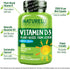 NATURELO Vitamin D - 2500 IU - Plant Based from Lichen - Natural D3 Supplement for Immune System, Bone Support, Joint Health - Vegan - Non-GMO - G...