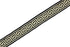 11 Yard Spool 0.86" Wide Gold Black Greek Key Jacquard Trim Embroidered Ribbon Woven Border Vintage Banding Trims 22062...