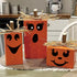 Pumpkin Stencils for Painting Large Halloween Pumpkin Face Stencils for Craft Pumpkins Paint Stencils for Wood Door Hanger Wall Holiday (12 Face 1...
