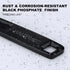 HAUTMEC 6 inch Adjustable Wrench Extra Wide Jaw Black Finish Adjustable Wrenches Drop-Forged CR-V Steel Metric & SAE Scales for Home Garage Worksh...