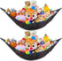 Stuffed Animal Hammock for Plushie Toys | Corner Hanging Storage Net for Organizing your Teddy and Stuffy Collection | (Mesh 2 Packs, Original Bla...
