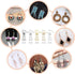 TOAOB 150pcs 5 Colors Earring Hooks Kit Hypoallergenic Ear Wires and 1000pcs Jump Rings 200pcs Earring Backs for Earrings Making Jewelry Making Fi...
