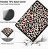 Hi Space for iPad 9th 8th 7th Generation Case for iPad 10.2 Case with Pencil Holder 2021 2020 2019, Leopard Print Cheetah Protective Shockproof Co...