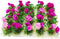 20Pcs Miniature Flower Cluster Grass Flower Tufts for Mini Dollhouse Fairy Garden Railway Simulated Static Scenery Micro Landscape Model (Rose)...
