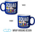 Silver Buffalo Peanuts Squad Featuring Sally, Linus, Charlie Brown, Lucy, Snoopy, and Woodstock Ceramic Camper Mug, 20 Ounces...