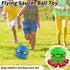 Dog Flying Disc Toy, Pet Toy Flying Saucer Ball with 3 Light for Dogs, Flying Saucer Ball Dog Toy Outdoor Toy Doggy Disc Ball, Outdoor Games Green...