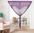String Door Privacy Lace Curtain Macrame Boho Doorway Window Curtains for Wall Divider Windows Door Covers Decorative Room Separation (35×96in/90×...