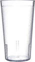 Carlisle FoodService Products 52128107 Stackable ShatterResistant Plastic Tumbler, 12 oz., Clear (Pack of 6)...