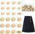 AHANDMAKER 32 Pcs Alloy Shank Button, Metal Flat Button, Gold Blazer Buttons, Sewing Button for Jacket Suit Woolen Coat Shirt Trousers Sewing DIY ...