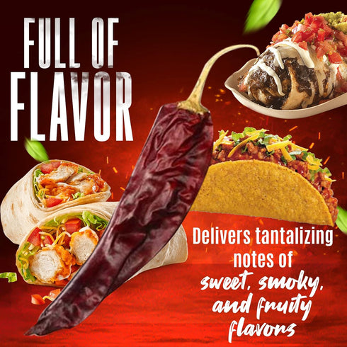 Fusion Select Guajillo Chiles Pepper - Natural and Premium - Mexican Recipes Like Mole, Tamales, Salsa, Sauce - Resealable Package (8 Oz)...