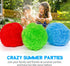 100 Pcs Water Balls Reusable Water Balloons Quick Fill for Kids Outdoor Games & Water Toys - Summer Outside Toys Water Play Ball for Pool Backyard...
